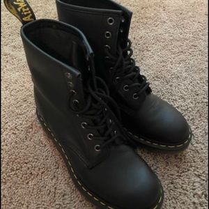 Black size 8 Doc Martens